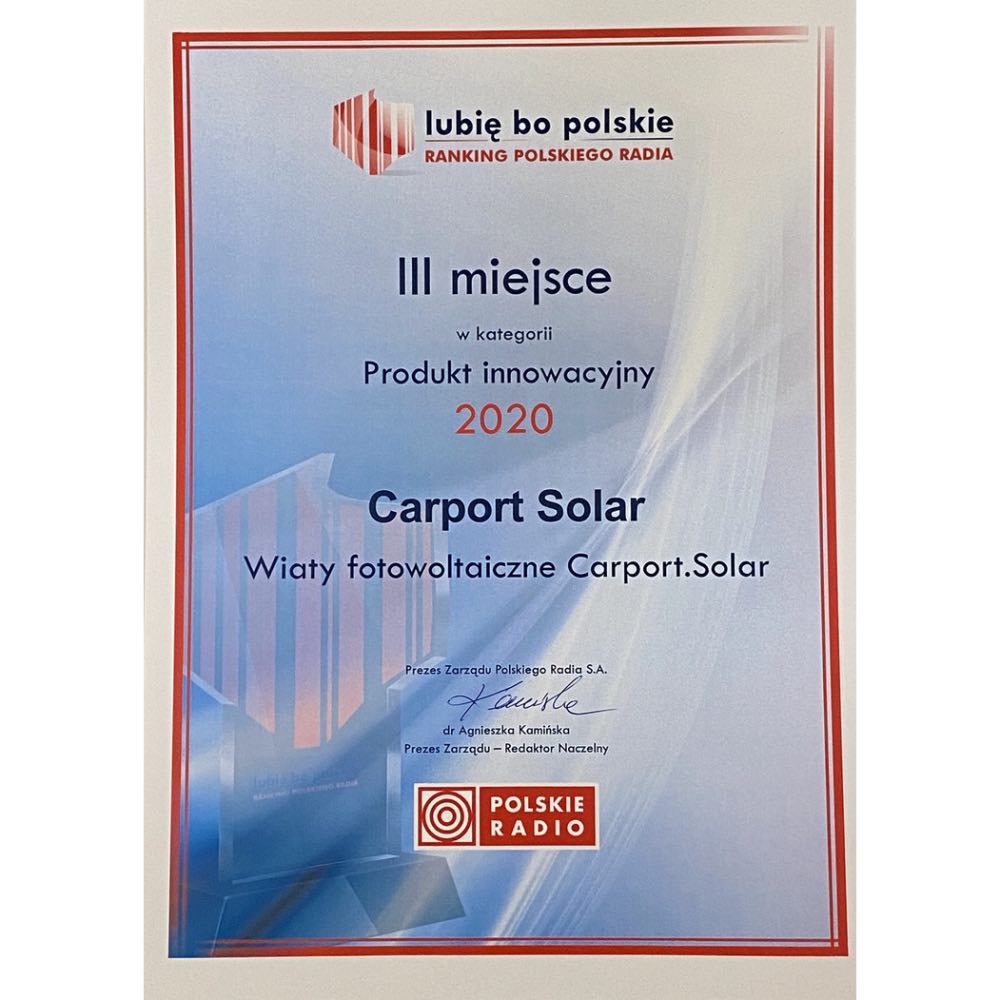 Nasze ciesielskie wiaty solarne nagrodzone!